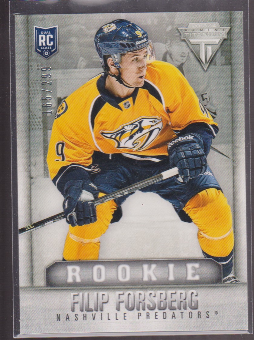 (image for) 2013-14 Panini Titanium Retail #220 Filip Forsberg RC 165/299